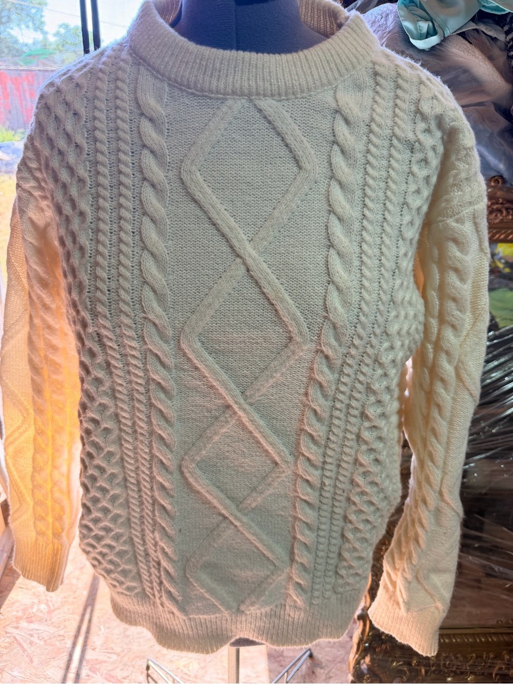Aelfric Eden Women's Cable Knit Fisherman Sweater